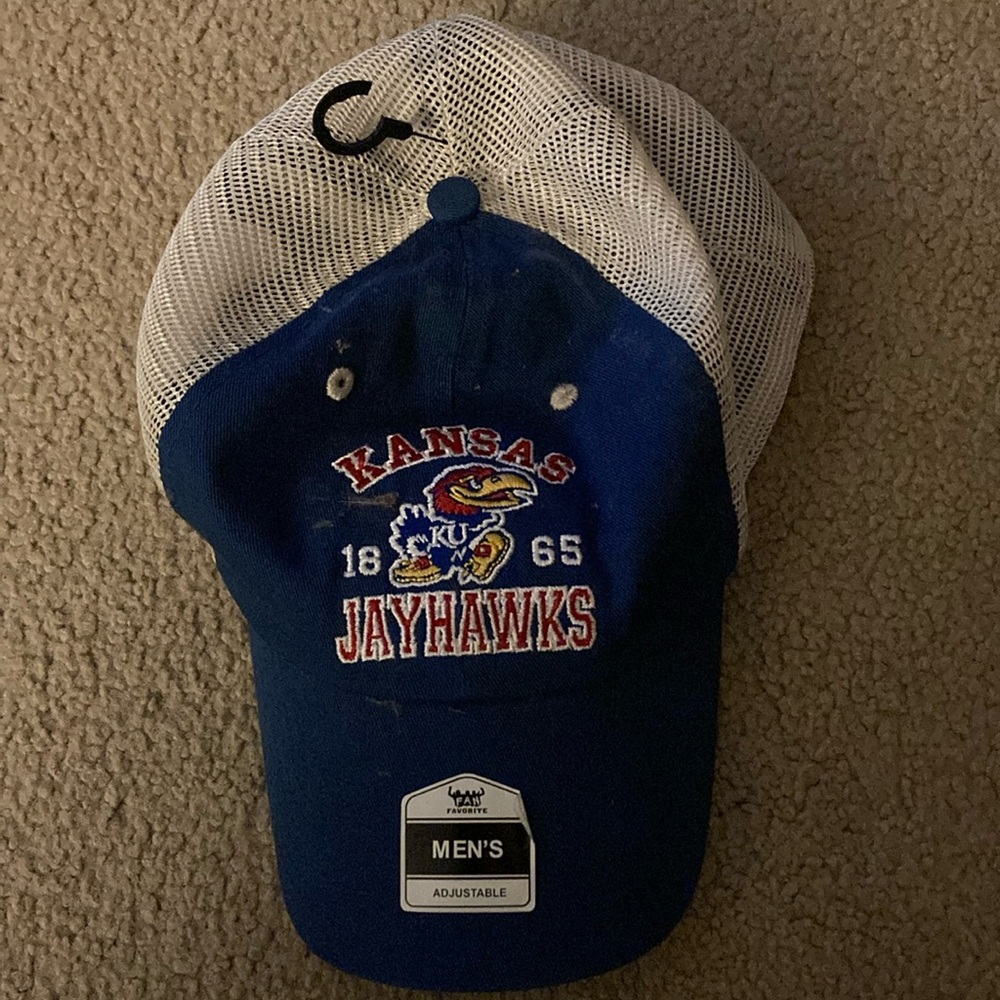Top of the World Kansas Jayhawks Blue and White Hat